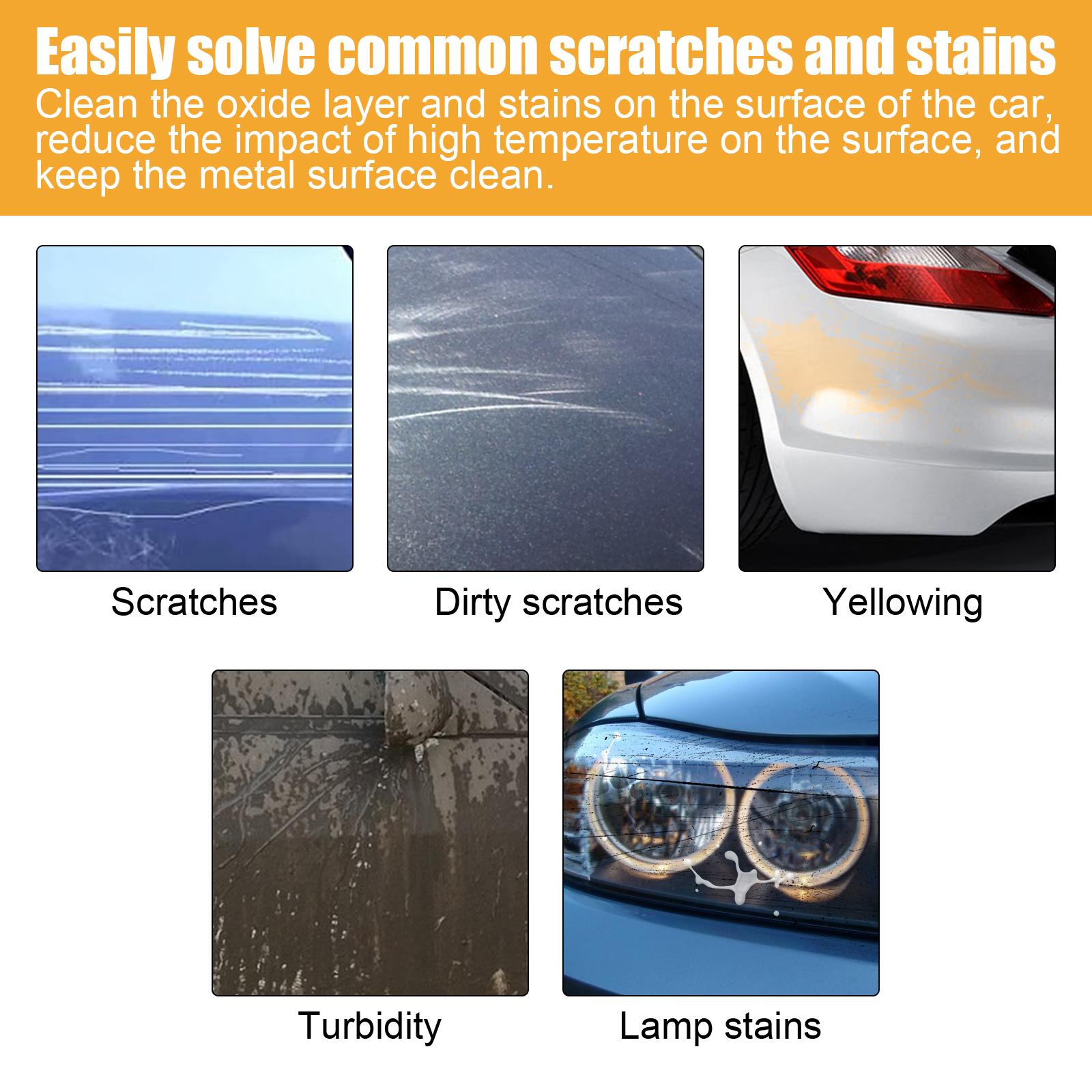 Homonth Car Scratch Fixer Cream - Automobile Coating Agent with Mineral Oil, Fine Mark Surface Polish, Paint Reconditioning & Maintenance Care Product