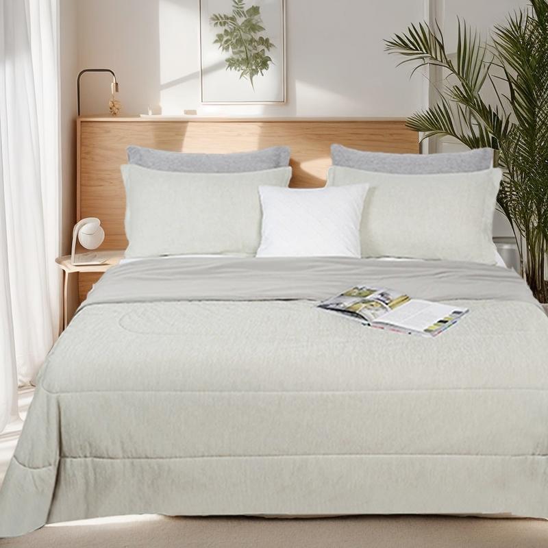 Multi-color Solid Summer Quilt, Texture Quilted Cooling Design, Skin-friendly Soft Not Easy to Deform, Great for Home Air-conditioned Room Nap