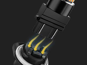 Nilight 57LEDs Red 3156 3056 4157 3057 3157 LED Bulbs (Pairs) t10