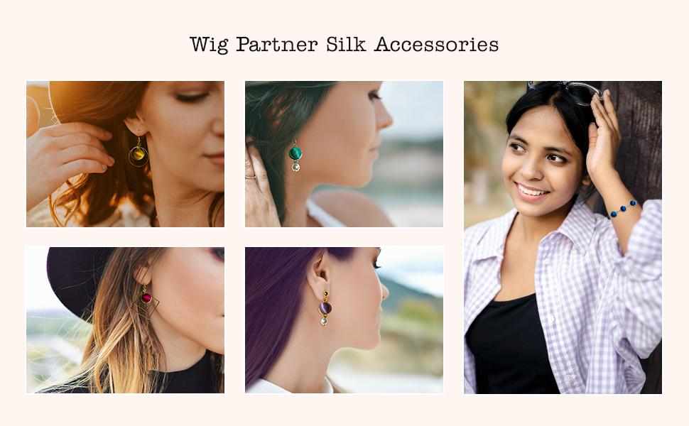 【Summer Gift】-Multicolour silk bracelet in silver – Hypoallergenic silk jewelry dyed with natural plant extracts.