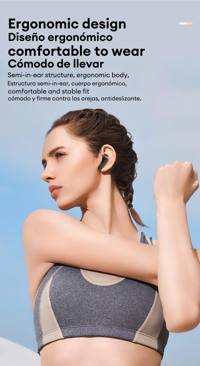 HYUNDAI TOUR-MAX7 Wireless Bluetooth Earbuds HIFI Dolby Panoramic Sound In-Ear Headset, Ultra-Long Battery Life Headphones Support ENC Call Noise Reduction