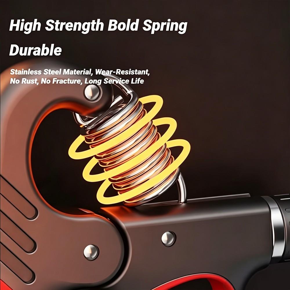 Adjustable Resistance Hand Gripper, Mechanical Counter Grip Strength Trainer, Wrist Extender for Gym Workout, 11.02-220.46 Lbs