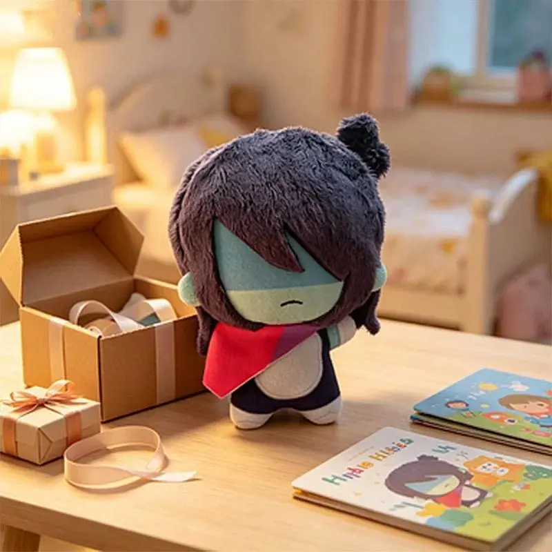 10cm Anime Deltarune Kris Plushie Stuffed Doll Toys Kris Plush Backpack Pendant Keychain Doll Kawaii Doll Birthday Xmas Gifts