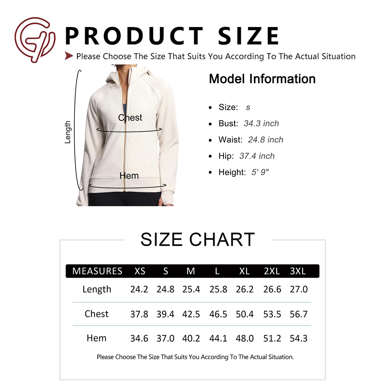 THE GYM PEOPLE Women's Zip Up Hoodies Fleece Workout Jackets Sweatshirts with Pockets Thumb Hole