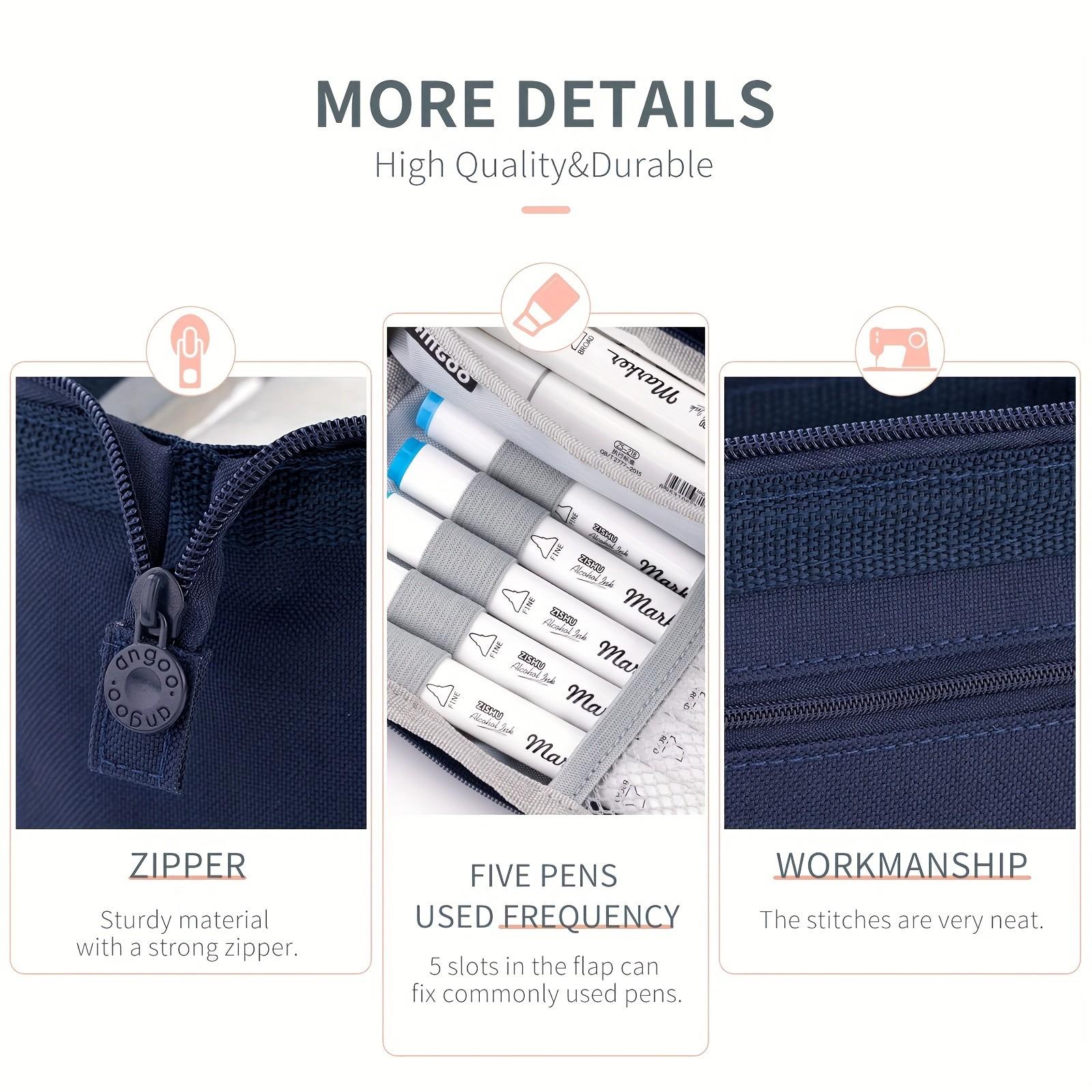 Large Capacity Pencil Case, Sturdy Design Suitable for Girls & Adults, Ideal for Stationery Storage, School Supplies, Office Essentials