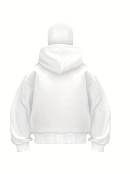 Men's full zipper double hooded sweatshirt - A warm sweatshirt with a front zipper design, a loose and lightweight jacket suitable for fitness, outdoor and daily winter wear - non-elastic fabric (hand-washable) - an ideal choice for winter activities, spo
