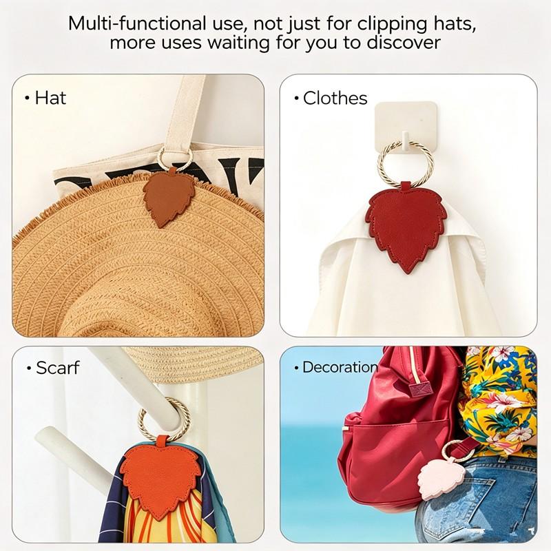 Magnetic Hat Clip Portable Travel Hat Holder, Anti-Loss Sun Hat Hook, Backpack Strap Attachment, Essential Gear for Hikers & Adventurers