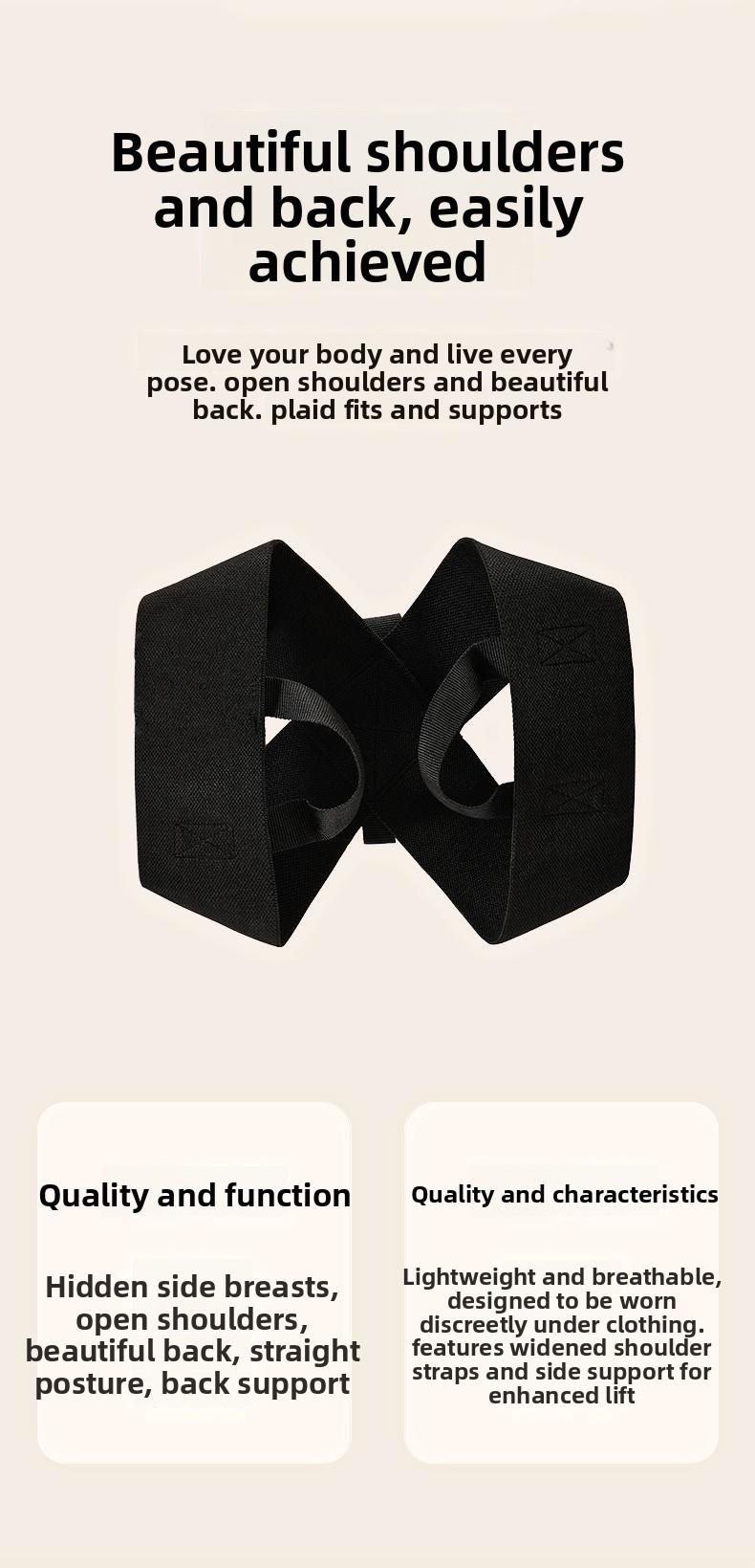 This posture correction belt for chest and back slimming, posture straightening belt for straight back and chest, back fitness and sitting posture tool