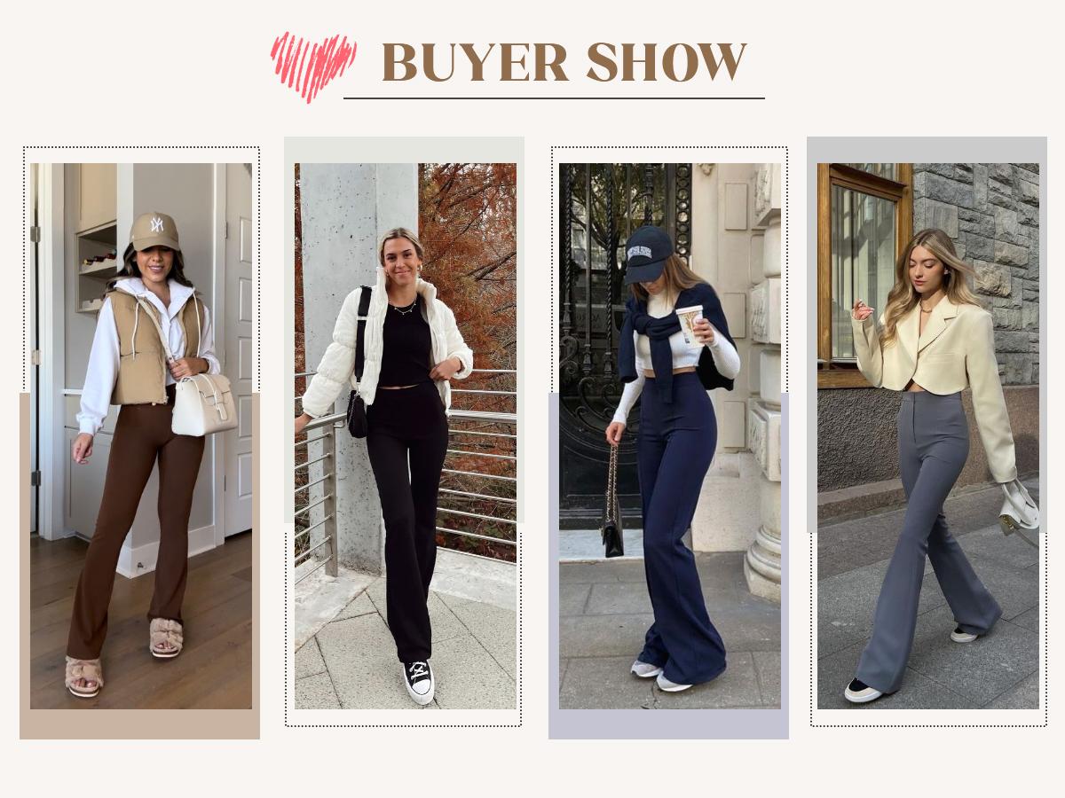 Dlooda Womens Bootcut Dress Pants Business Casual Work Pants with Pockets High Waist Stretchy Trousers Pull On Office Slacks SpringStatements