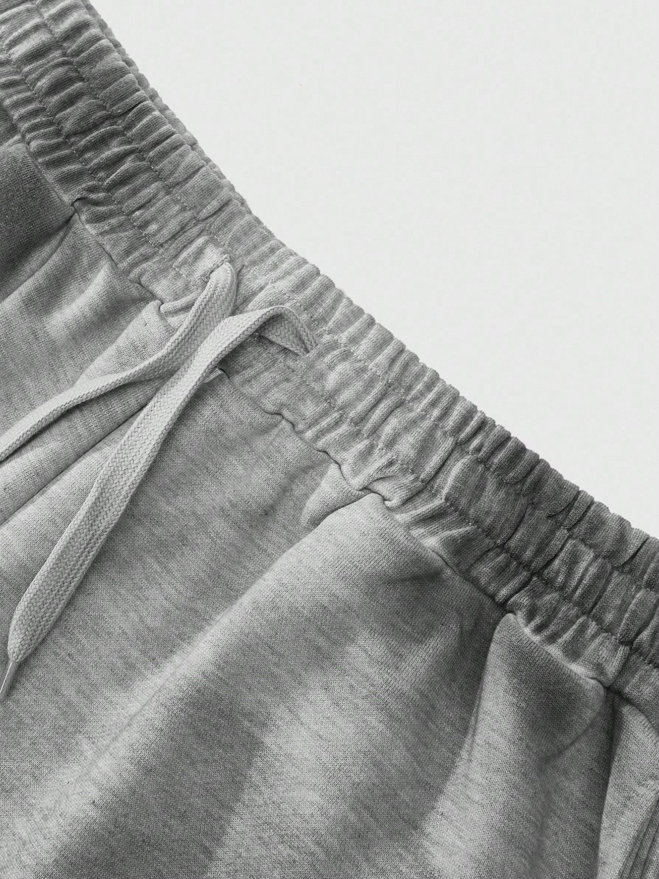 Men's Gradient Side Zipper Wide Leg Sweatpants, Y2K Streetwear Drawstring Flared Track Pants, Washed Gradient Oversized Trousers, Perfect for Street Style, Daily Wear #springsaledeals2026 #summeroutfits #tiktokshopmademebuyit #streetwear