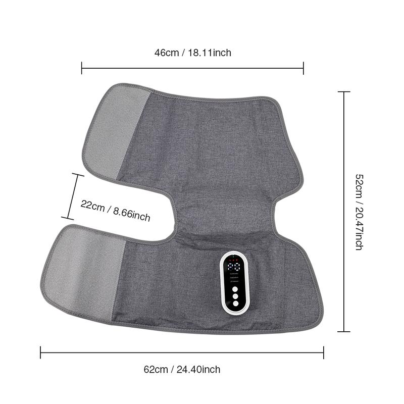 Electric Thigh Calf Leg Massager, 2 Counts/set Type-c Rechargeable 3 Speed Hot Compress Knead Leg Massager, Winter Leg Massage Device for Women & Men, Christmas Gift, Stocking Fillers, New Year Gift