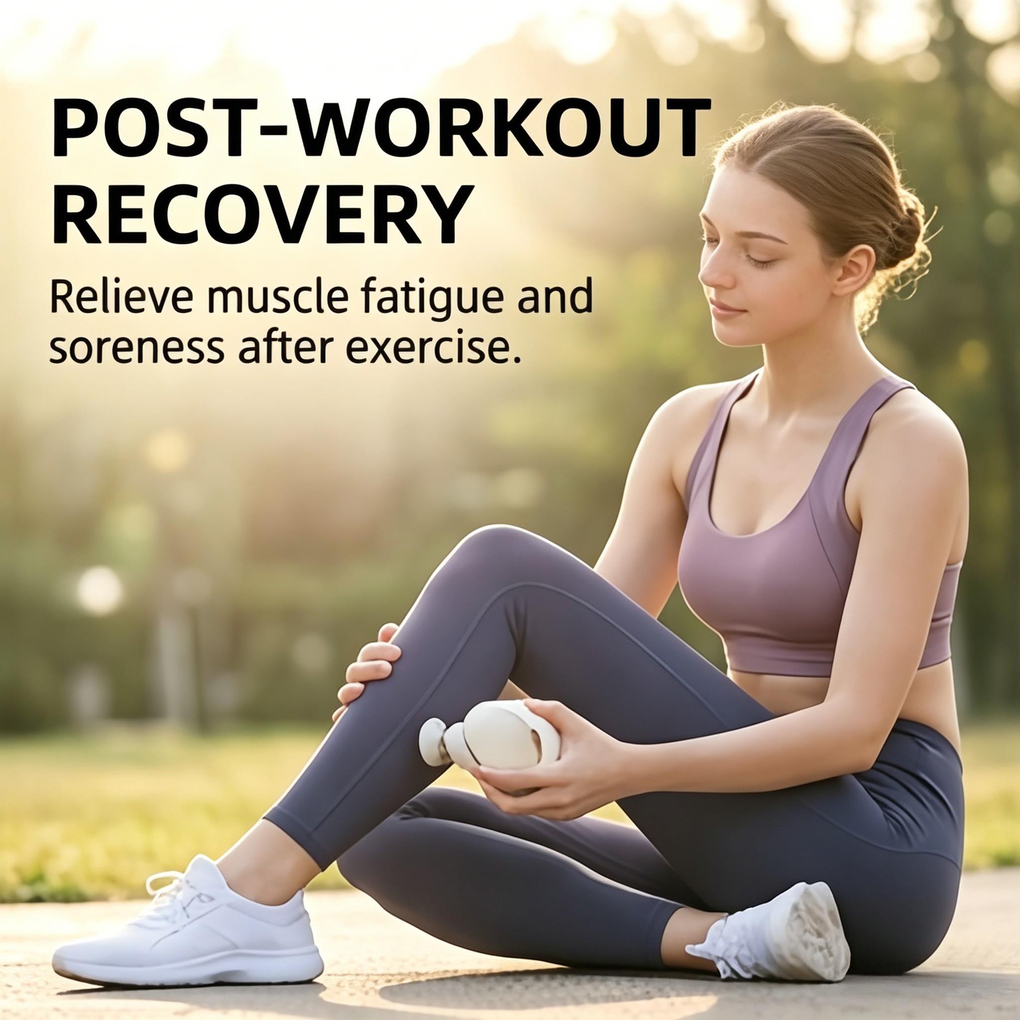 Portable Mini Fascia Gun, Adjustable Intensity, Relieves Fatigue, Massage Tool, Ideal for Muscle Recovery, Compact Design