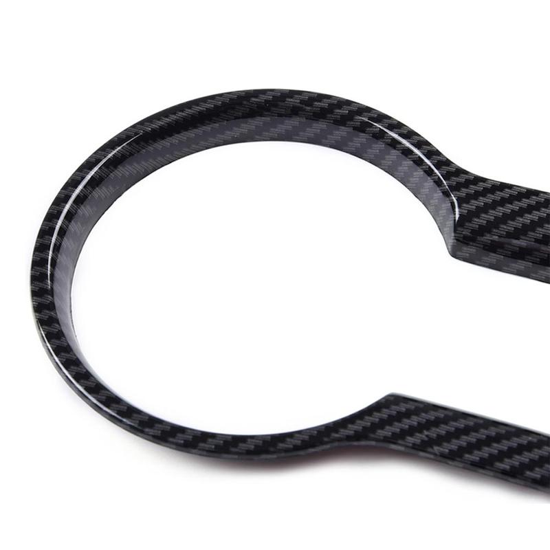 CROSSDESIGN CUP HOLDER COVER FIT FOR FORD MUSTANG 2015+ INTERIOR TRIM MOLDING-T