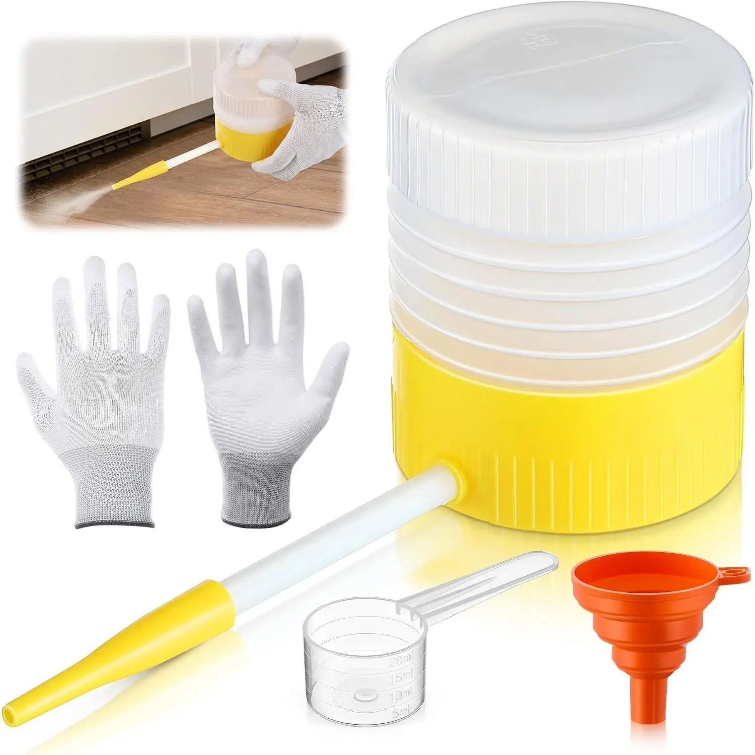 Diatomaceous Earth Powder Duster Kit for Pest Control Indoor Outdoor Use