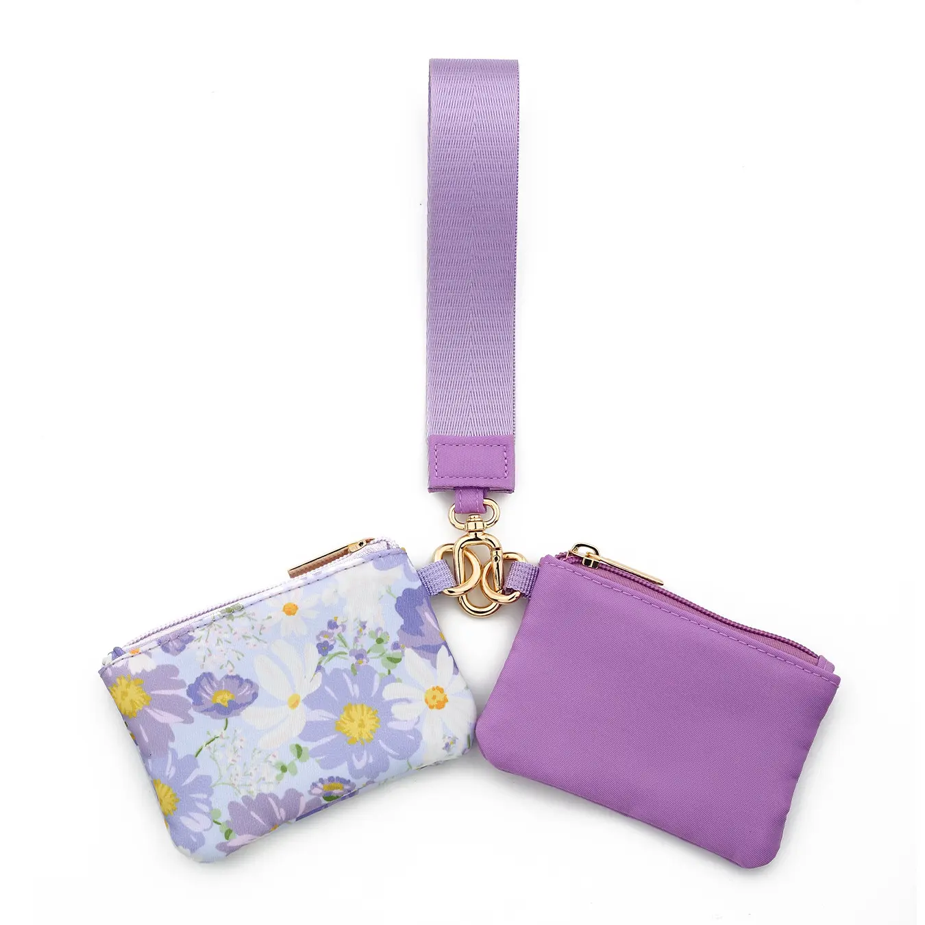 5 purple flowers