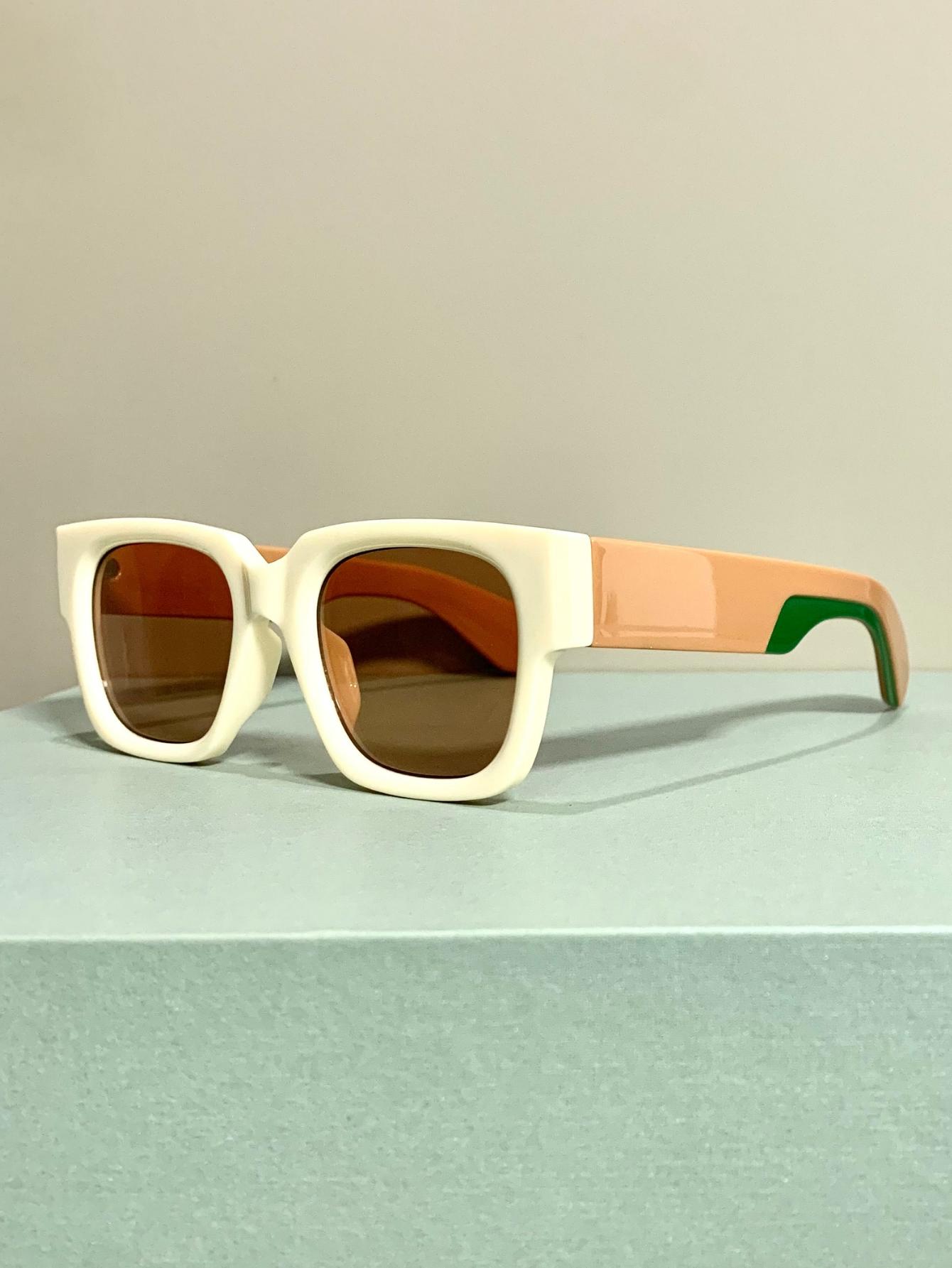 Small Square Glasses, Simple and Casual Fashion Eyewear, Thick-Frame Eyeglasses for Men and Women, Perfect for Daily Wear, Square Chunky Frame, Square Frames Glasses