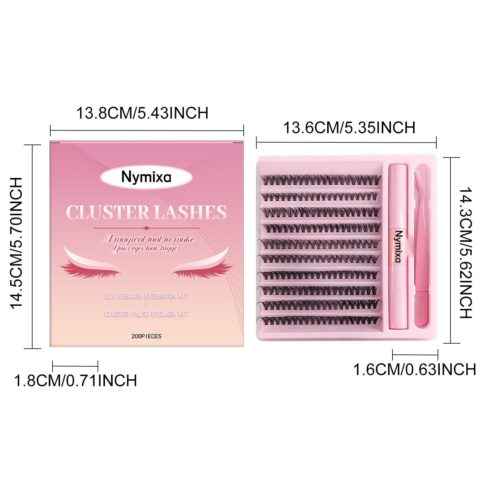 Nymixa Segmented Lash Set | Super Natural, Comfortable & Perfect for Everyday