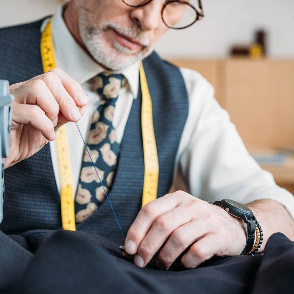 40pcs High-Quality Large-Eye Needles for Hand Sewing, Includes 1 Threading Tool + 1 Needle Holder, 6 Sizes, Embroidery Needles