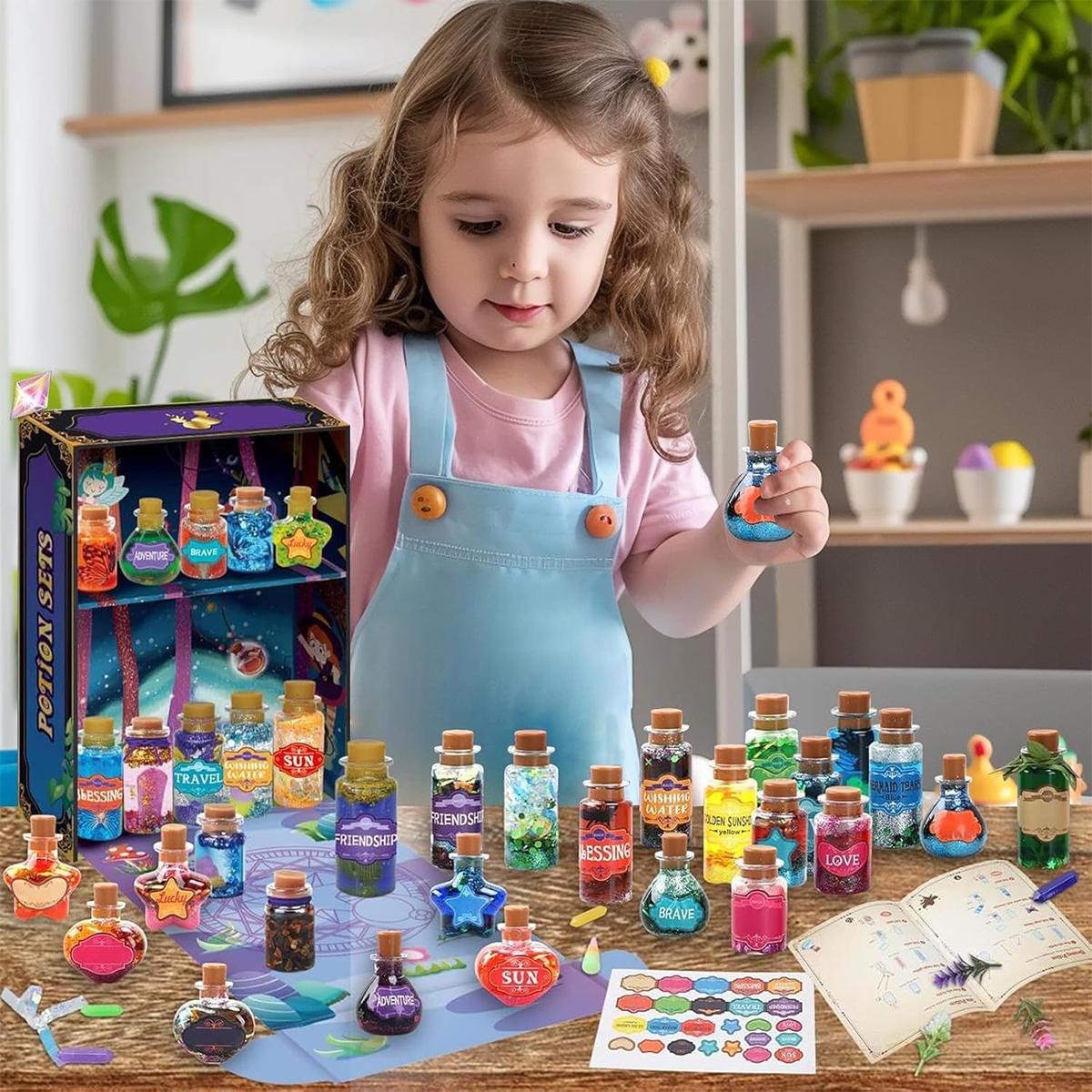 Magic Potion Craft Kit, Stem Educational Toy, Develop Hand Skills, Stimulate Creativity & Imagination, Suitable for Ages 6+