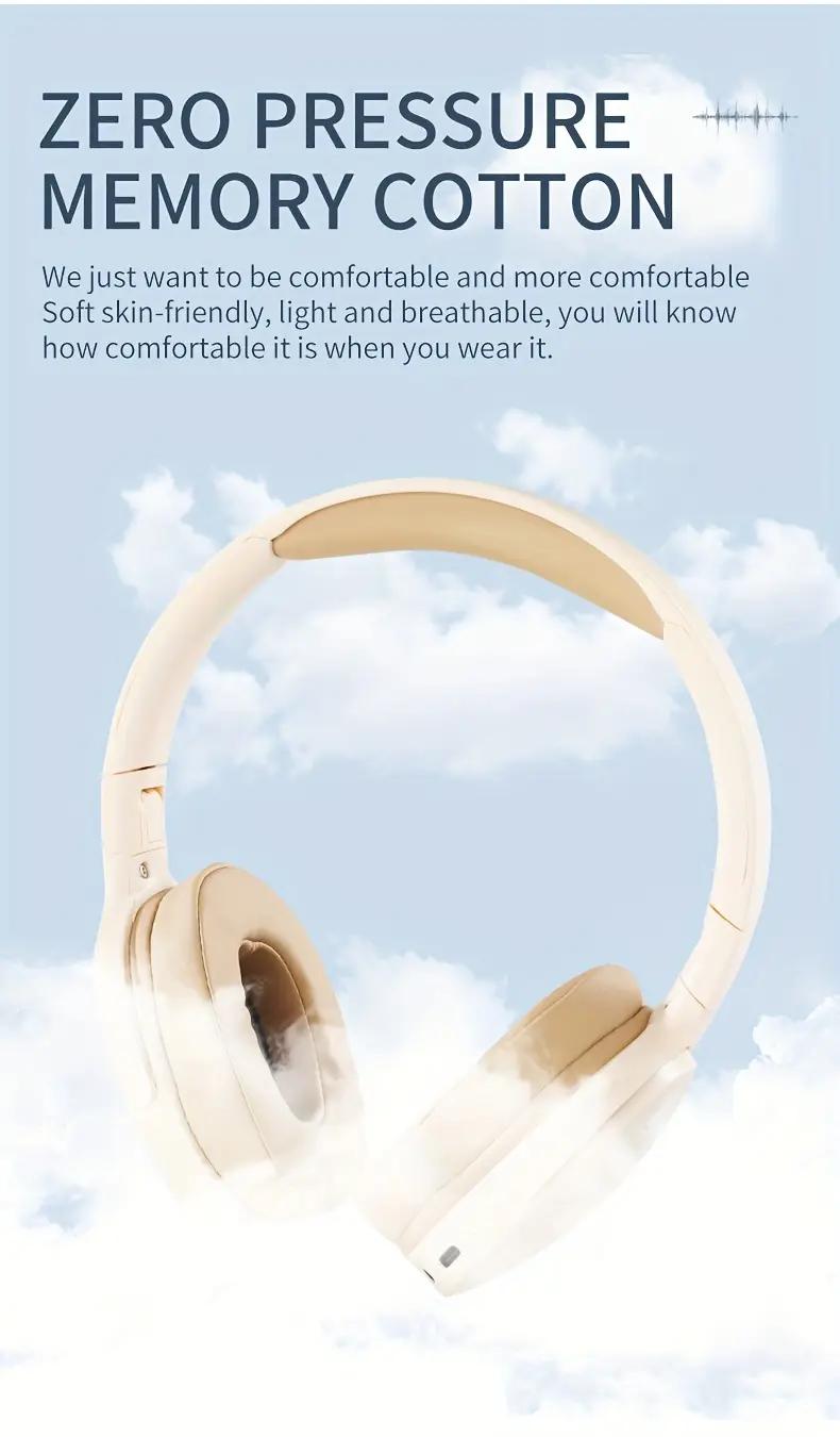 Wireless Headphones -,Sleek Black Headset ,Long Distance Connection Headset,Comfortable & Foldable Gaming Headset, Tws Bluetooth Noise,Canceling for Calls, Type-C Charging, Ideal for Travel & Home, Stereo Phones ,Design Plastic Construction  Earbuds