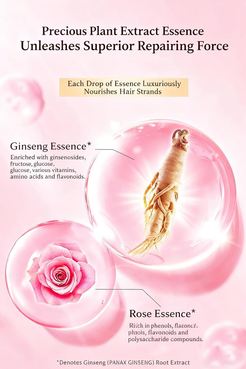 A New Way To Hair Care: BEE&FLOWER Ginger & Rose Shampoo - Sulfate-Free Formula To Manage Greasiness & Boost Fullness - For All Hair Types