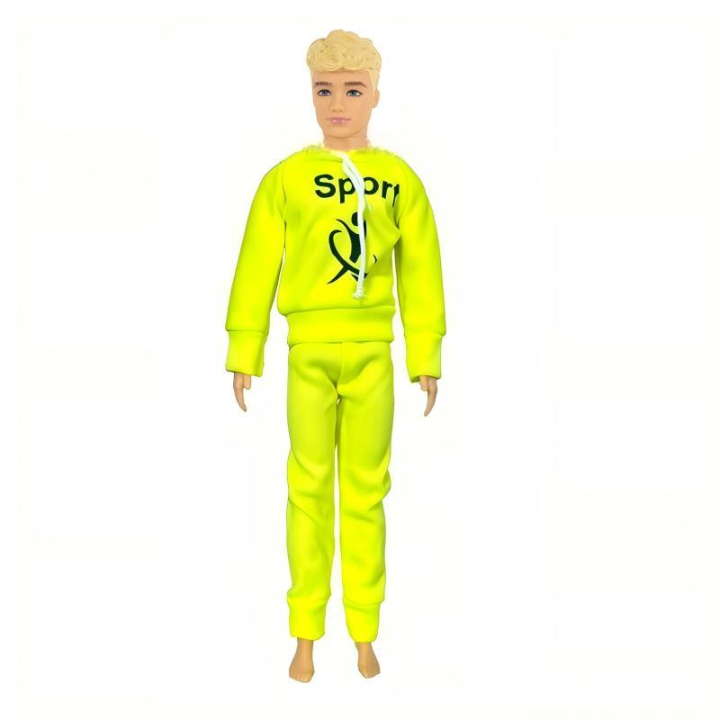 New 12-Inch Male Athlete Doll Ken Figure, Unisex Collectible Toy, Ideal for Sports Enthusiasts, Perfect Gift Idea