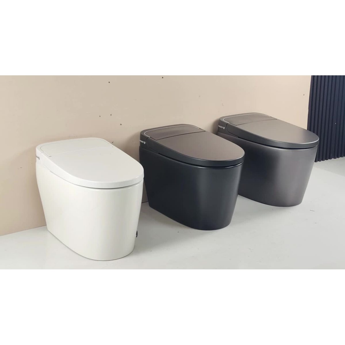 Bellemave Unique Smart Toile,  One Piece Toilet with Bidet Built In,Intelligent Toilet Auto Open/Close Seat.Bidet toilet with Dryer and Warm Water