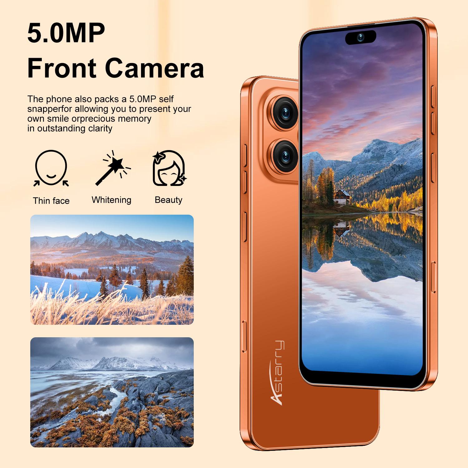 Astarry-17 Pro Max Android Phone, 64GB Storage, 4GB RAM, 6.93-Inch HD Display, 4100mah Battery, Dual Sim, 5+13mp Camera, Face ID, WiFi, TF Card Support, Large Screen Smartphone, Android Mobile Smartphone, Cell Phone