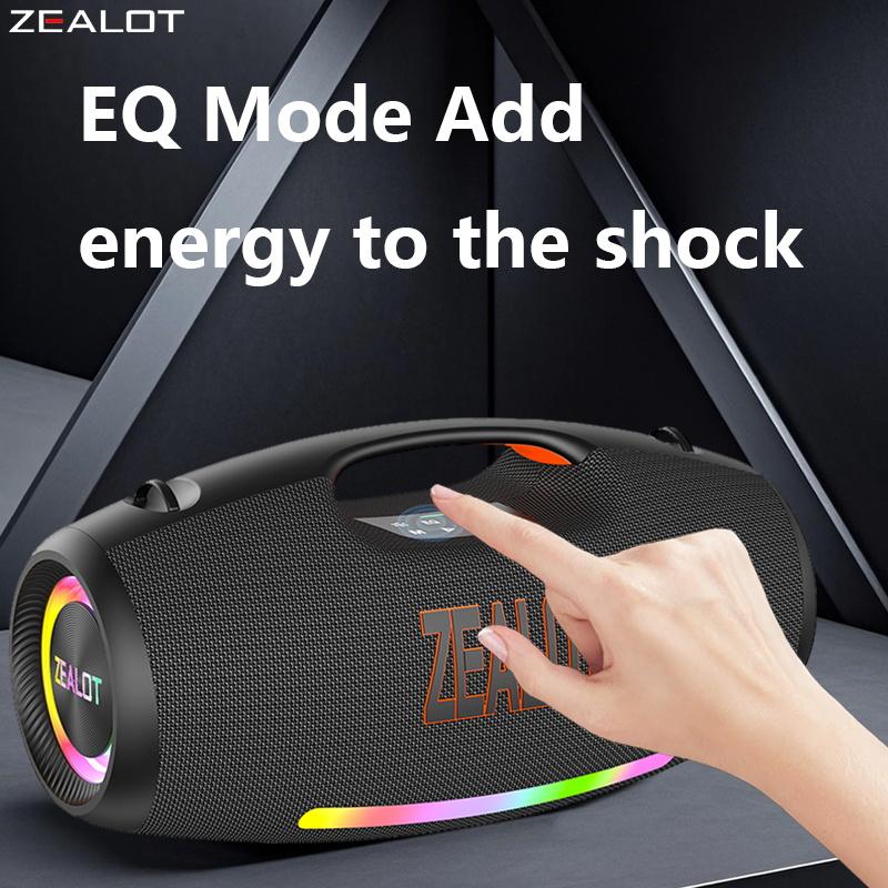 250【ZEALOTS89】Portable wireless speaker, high fidelity sound and audio, desktop Bluetooth speaker surround sound, TWS pairing, 48000mAh long battery life, supports USB/TF card/AUX/BT smartphones. Ideal choice for family/car/party/camping/gift giving 250【ZEALOTS89】Portable wireless speaker, high fidelity sound and audio, desktop Bluetooth speaker surround sound, TWS pairing, 48000mAh long battery life, supports USB/TF card/AUX/BT smartphones. Ideal choice for family/car/party/camping/gift giving