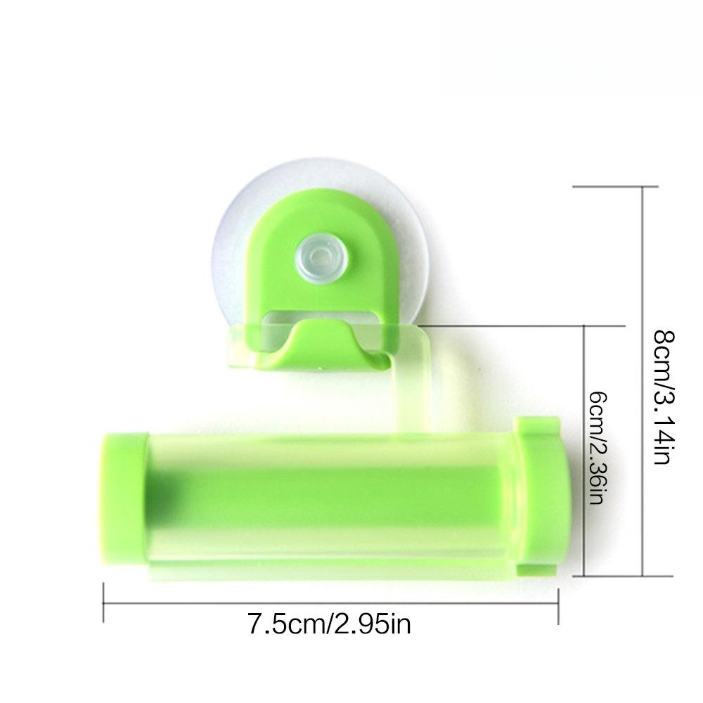 No-Mess Toothpaste Squeezer Roller, Wall-Mounted Tube Wringer for Bathroom, 360-Degree Squeezing, Reusable Toothpaste Saver, Anti-Waste Dispenser Organizer for Tubes