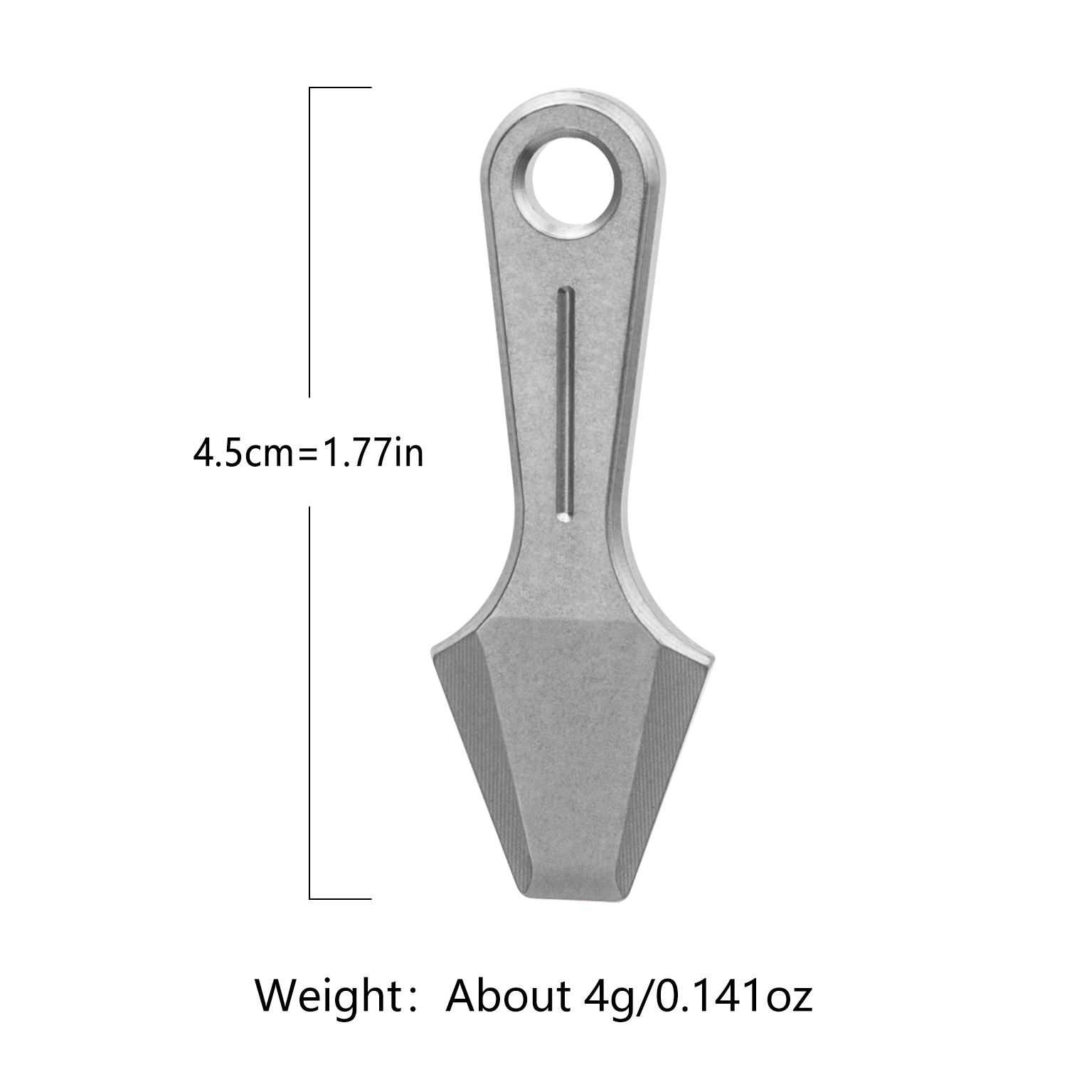 Mini Edc Tool Titanium Alloy Material, Compact Multitool for Everyday Carry, Durable and Lightweight Pocket Knife Accessory
