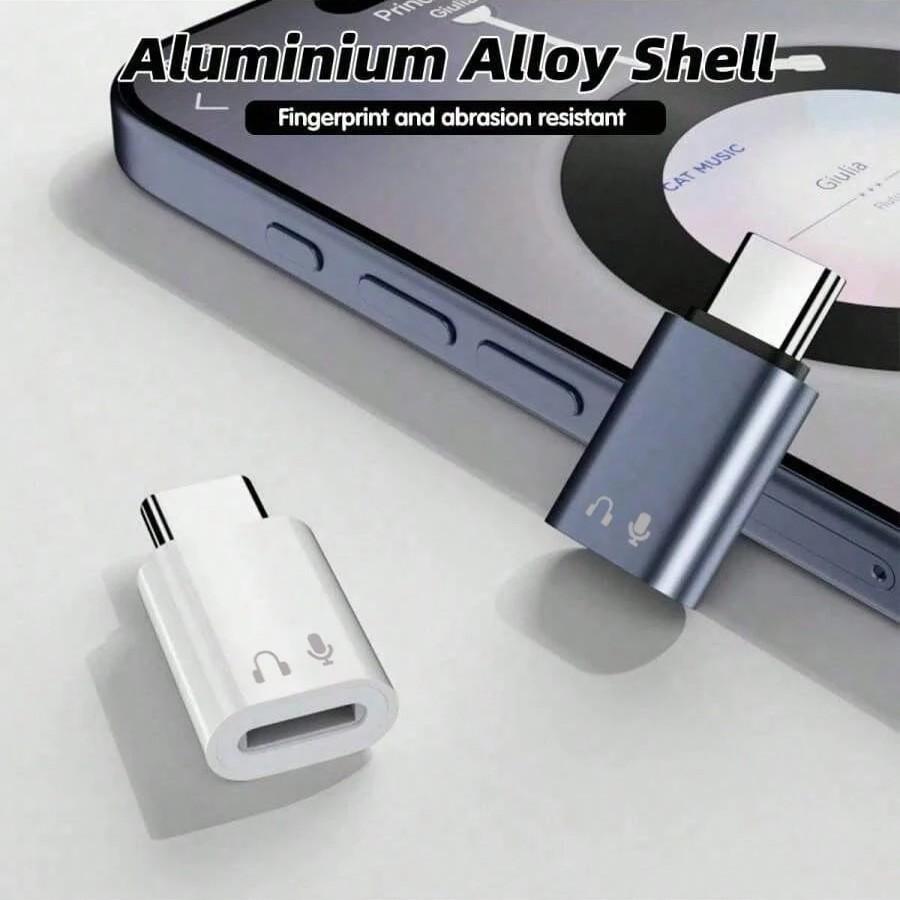 Type-C To Lightning Audio Adapter, USB C Male To Lightning Female Headphone Converter