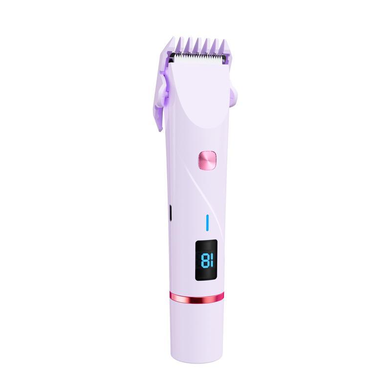 Electric Bikini Trimmer for Women, Rechargeable 2 in 1 Body & Facial Hair Removal, Waterproof Wet & Dry Use Trimmer for Women, Winter & New Year Gift, Valentine's Day Gift, Cordless Hair Trimmer