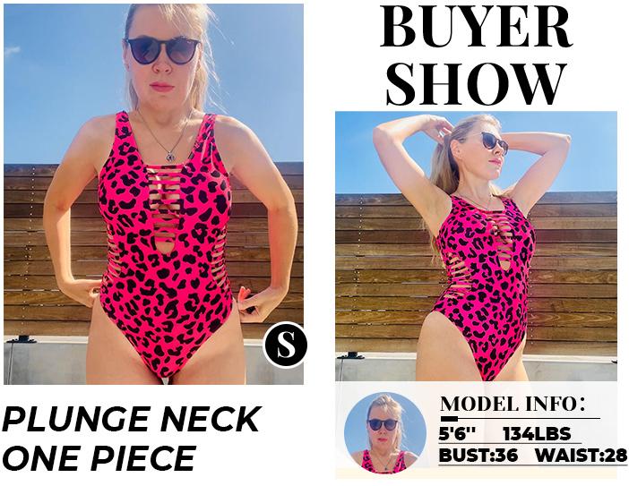 Aqua Eve Women Sexy One Piece Swimsuits Plunge Deep V Neck Cutout Bathing Suits Aqua Eve Women Sexy One Piece Swimsuits Plunge Deep V Neck Cutout Bathing Suits