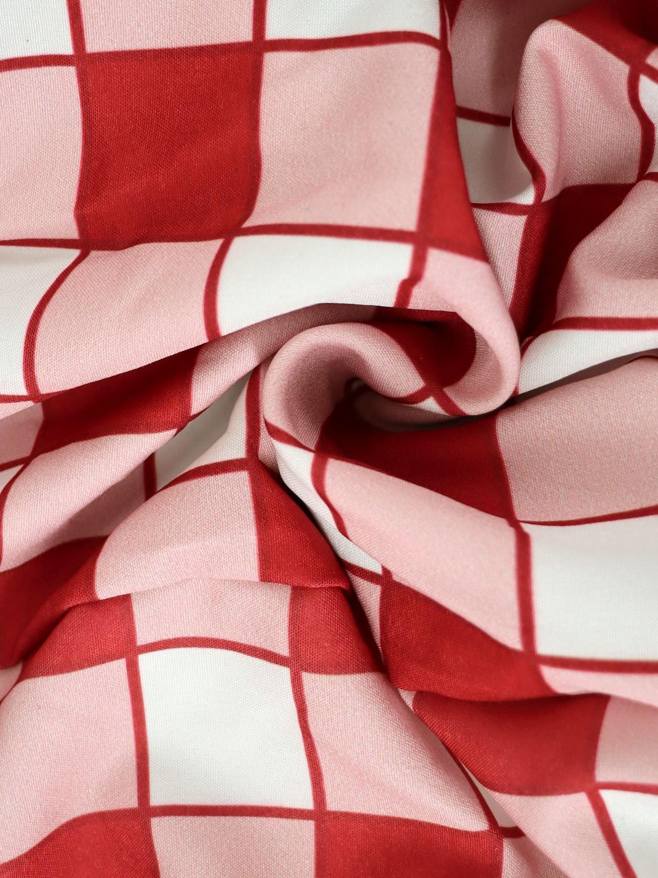 Spring Summer Versatile Plaid Skirt, Short Lantern Skirt, Bubble Hem, Casual Style, Perfect for Daily Wear, Vacation, and Multiple Fitted