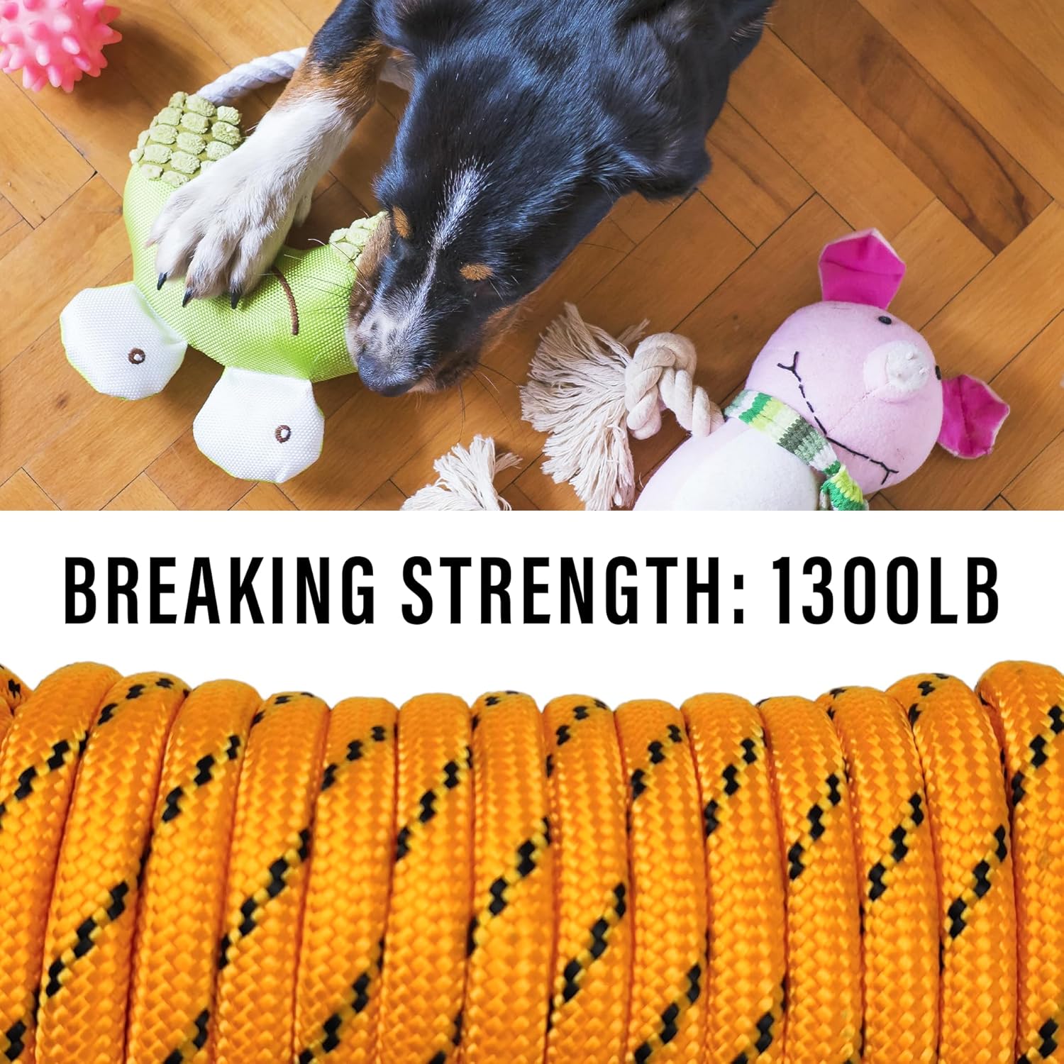 Braided Polypropylene Rope Nylon Rope Mix Thick Heavy Duty Ropes 1/2 inch 100ft High Strength  for Clothesrope Camping Hiking and Other Outdoor Activities Orange 100ft