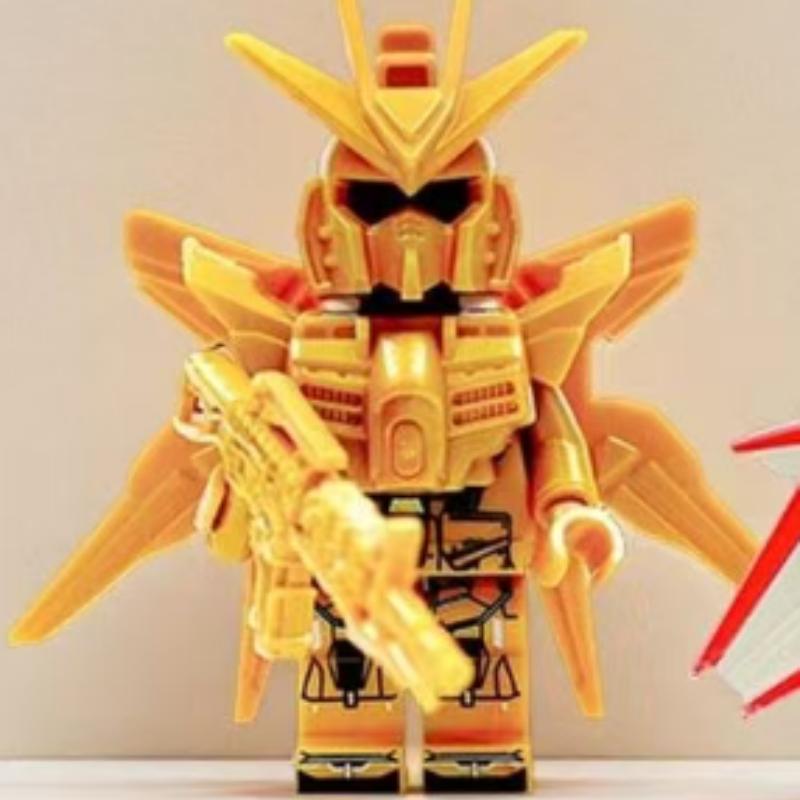 Compatible Lego Minifigure Wooden Future Knight Armor Tech Special Forces Mech Phantom Ninja Action Figure Set! 2026 Trendy Toy Gift!