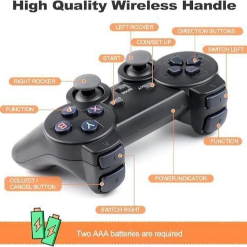 【Value for Money Bundle】4K Wireless Retro Game Console,Nostalgia Stick Game 4K HDMI Output,Plug and Play Video Game Stick Built in 1800 Games