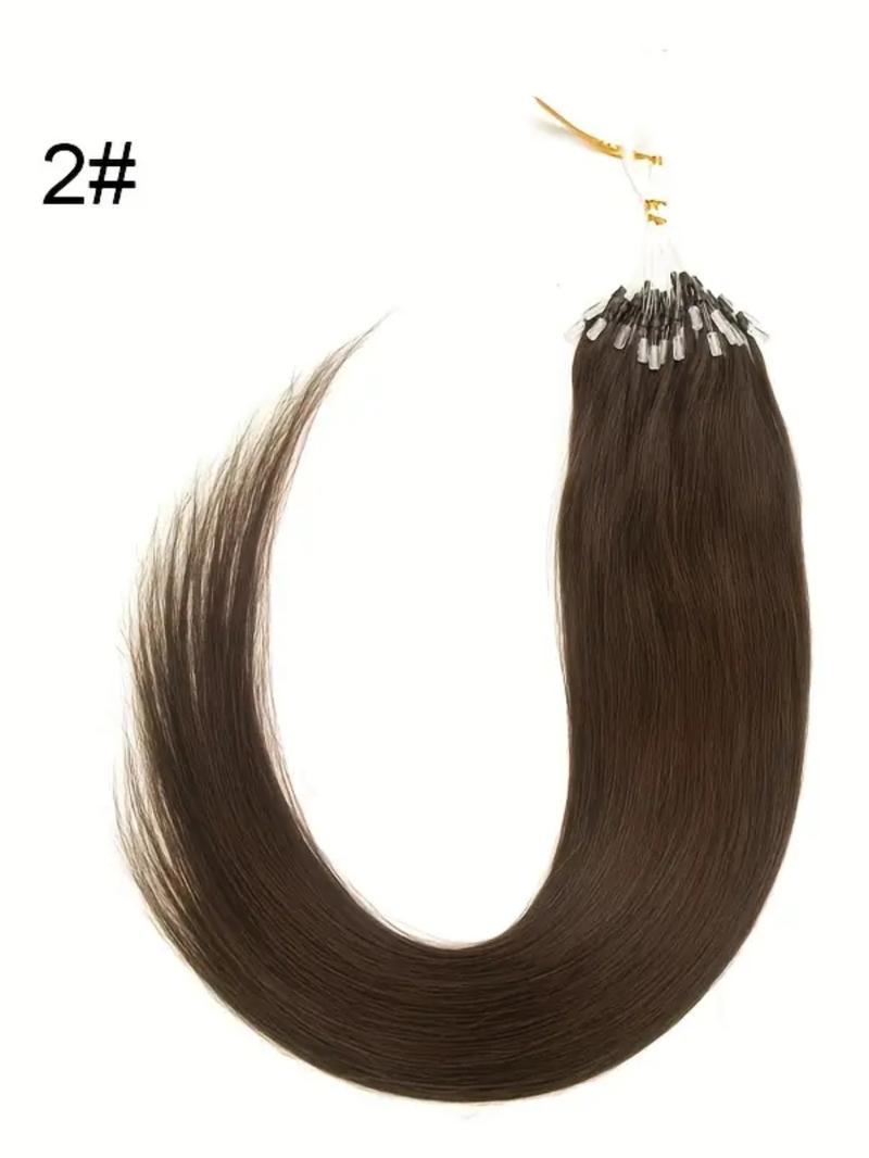 Micro Link Human Hair | Nano Bead Hair Professional Fish Line Hair Extensions, 50pcs Per Pack, 12-22 Inches, 30g Weightless, Multi-Layered Dynamic Effect Micro Link Human Hair | Nano Bead Hair Professional Fish Line Hair Extensions, 50pcs Per Pack, 12-22 Inches, 30g Weightless, Multi-Layered Dynamic Effect