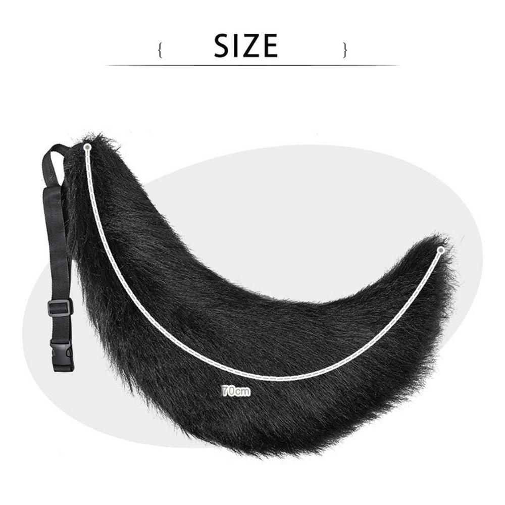 Anime COS Cat Fox Tails Plush Cosplay Costumes Big Tails Dog Furry Tail Role Play Party Performance Props Fursuit Tail for Women