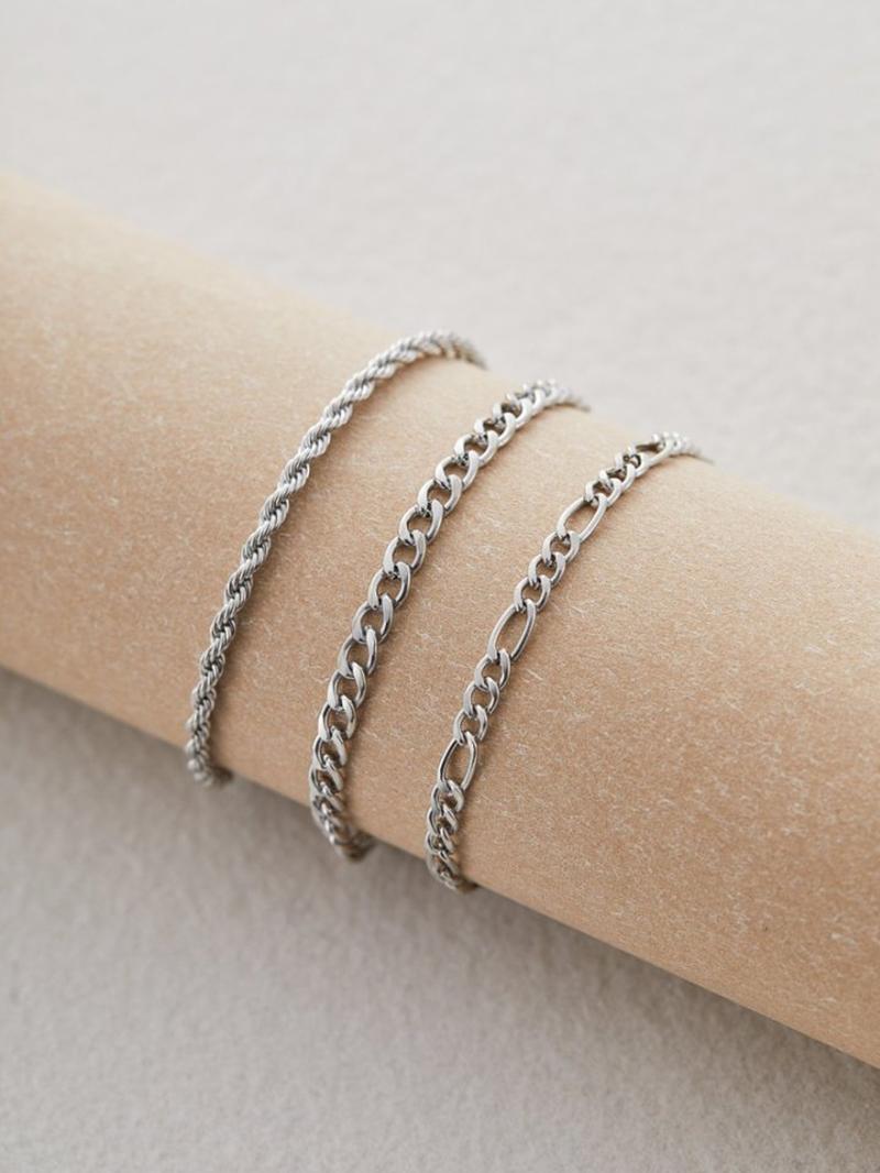 Fashion Simple Chain Anklet, Casual Versatile Foot Jewelry for Women, Elegant All-match Fashion Accessories for Daily Wear