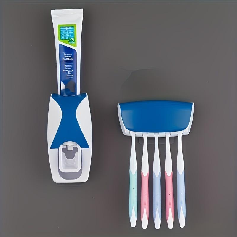 1pc Wall mounted automatic toothpaste squeezer set, no electricity required