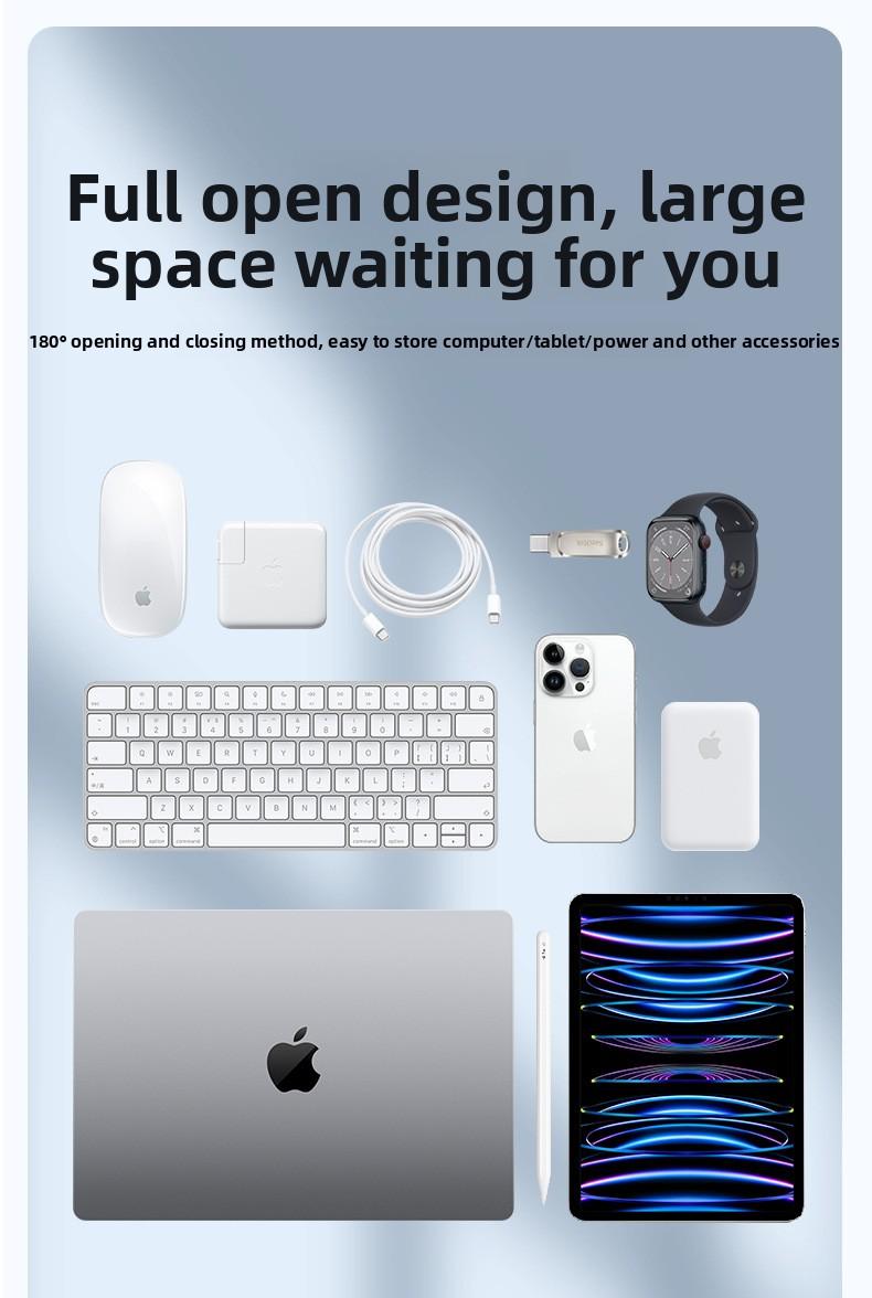 Multi-Size Laptop Sleeve Bag for 11" iPad Pro/Air, 13/14 Inch MacBook, Surface Pro/Tablet, Huawei 10.5", Lenovo Laptop, Shockproof Protective Carrying Case with Handle & Organizer Pockets, Water-Resistant Laptop Briefcase