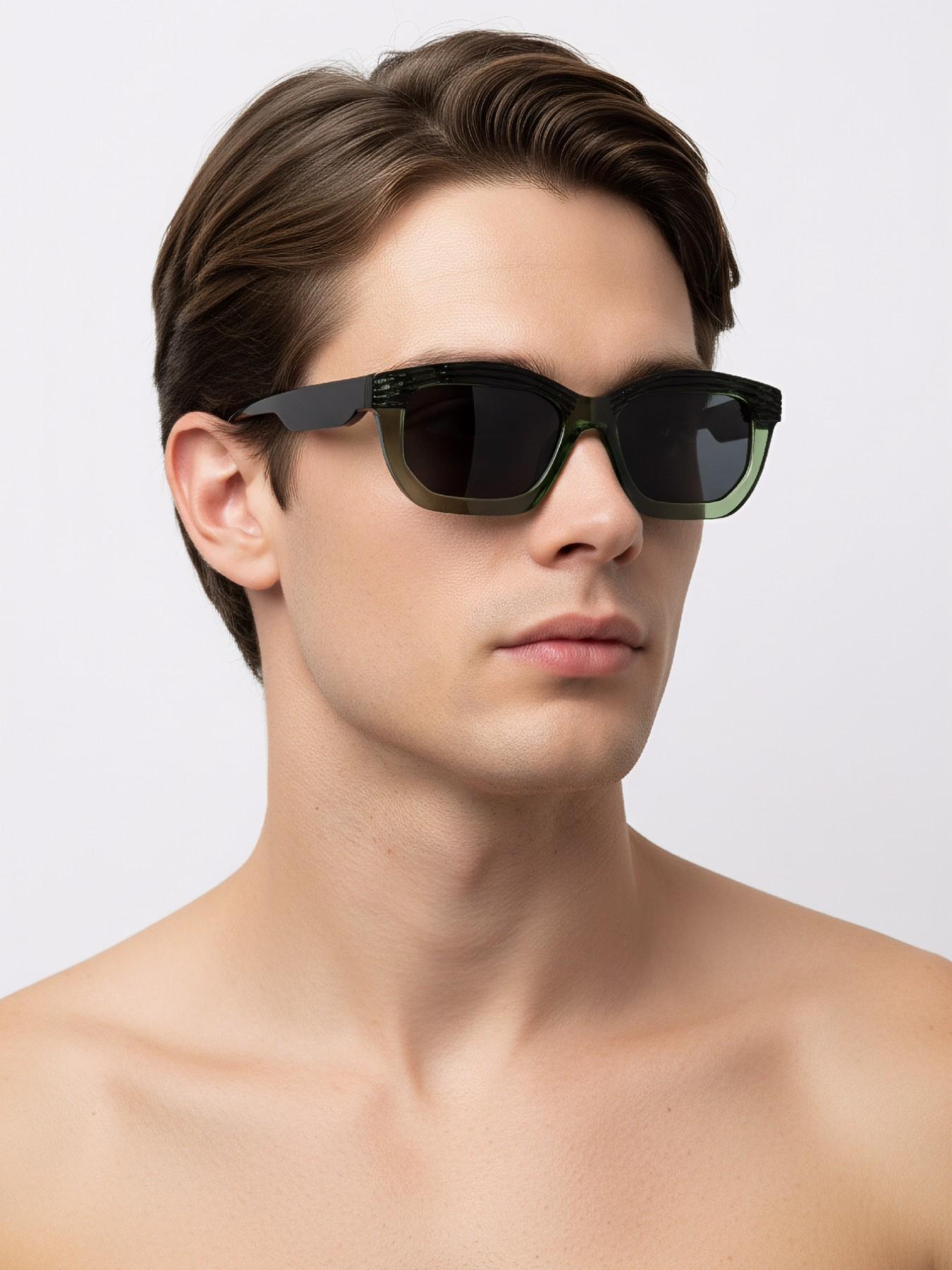 Men's Retro Tortoiseshell Thick Frame Cat Eye Glasses, Unisex Fashion Eyewear, Street Style Essential, European and American Trend