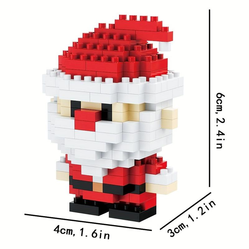Santa Claus Design Building Blocks Toy, 1 Count Cute Micro-particle Building Bricks Ornament, Snowman & Reindeer Creative Desktop Decoration for Home Office #TOP PICKS Santa Claus Design Building Blocks Toy, 1 Count Cute Micro-particle Building Bricks Ornament, Snowman & Reindeer Creative Desktop Decoration for Home Office #TOP PICKS