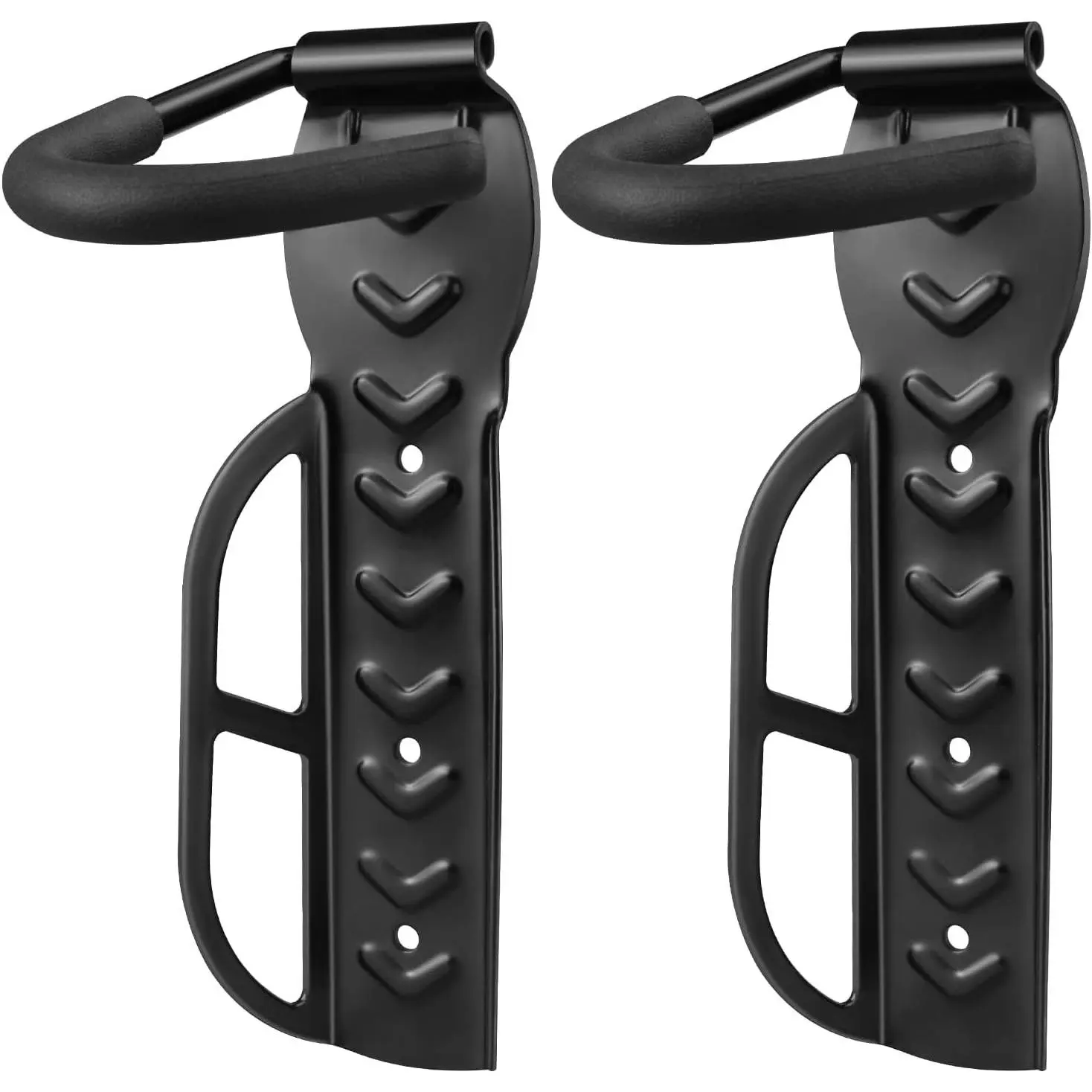 2 Pack Bike Rack Garage Wall Mount with Screws, Heavy Duty Steel Vertical Bike Hook Holds Up to 66lb for Indoor StorageGift