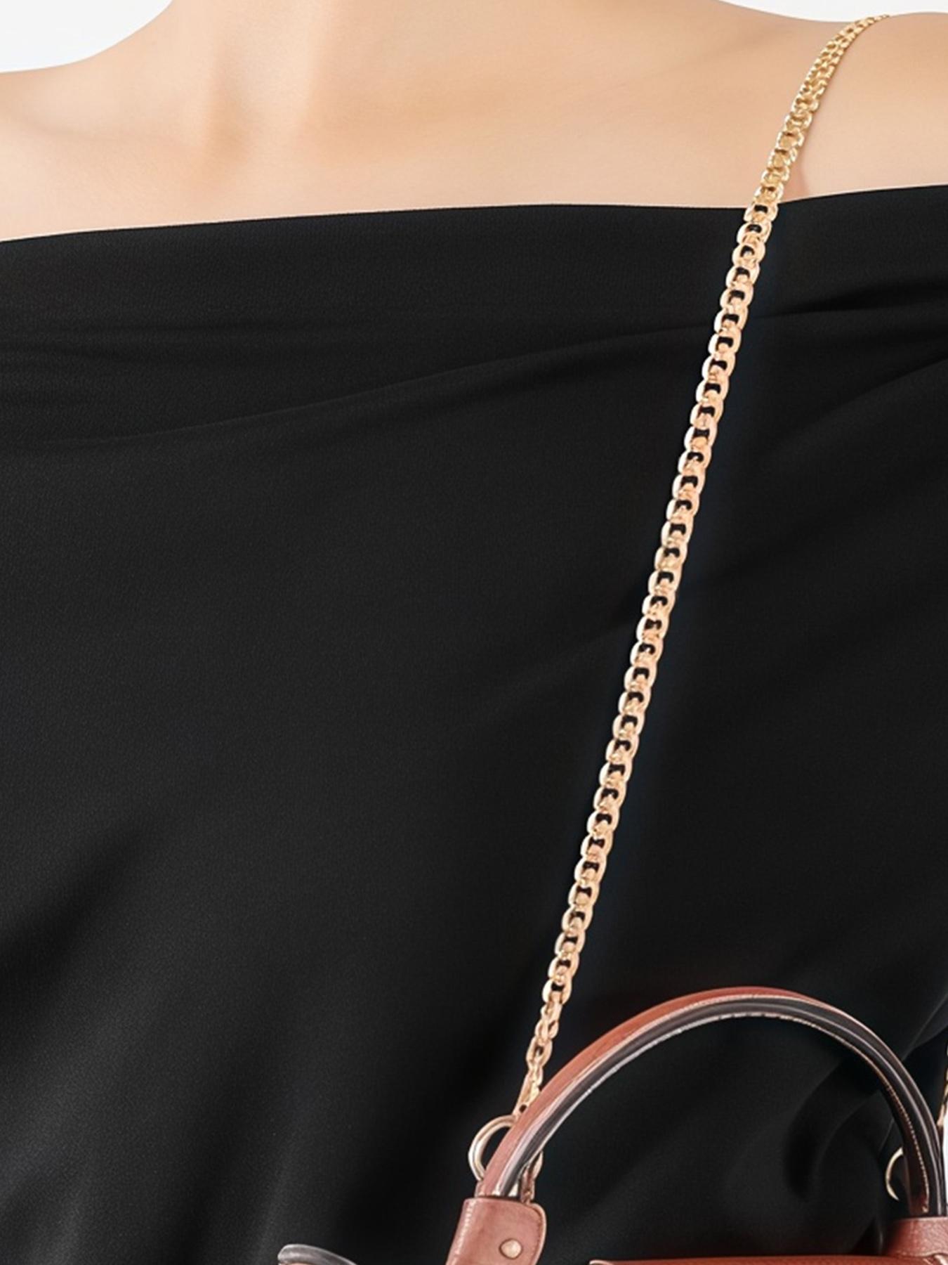 Metal Chain Strap, Purse Chain Straps Replacement, Handbags Chain Handles for Shoulder Bags, Purse DIY Crafts