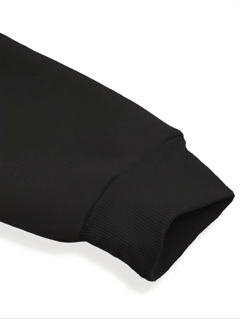 Unisex Hooded Golf Sweatshirt, Long Sleeve Fitted Design, Casual Sporty Style, Ideal Gift for Golf Enthusiasts, Fall & Winter Wear