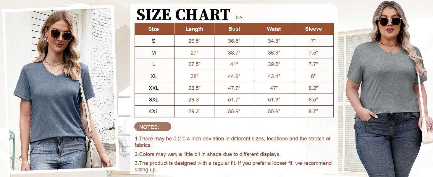 VILIGO 4 Pack V Neck T Shirts for Women Short Sleeve Shirts Basic Casual Tees Loose Fit Plus Size Tops Plain Summer Clothes VILIGO 4 Pack V Neck T Shirts for Women Short Sleeve Shirts Basic Casual Tees Loose Fit Plus Size Tops Plain Summer Clothes