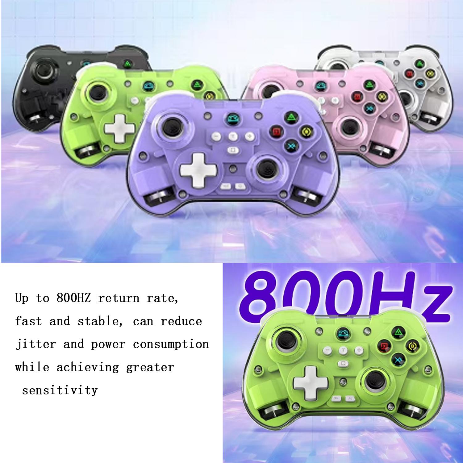 Multifunctional Bluetooth-compatible Game Controller, Mini Gaming Joystick for Android iOS PC Switch, Multi-Platform Game Pad, Portable and Convenient